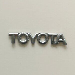 TOYOTA 3.5 inch Trunk Emblem Letters Nameplate